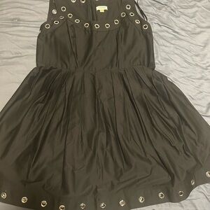 Calvin Klein Little black Dress with Silver Eyelets